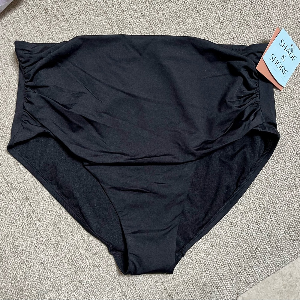 Shade & Shore Women’s Black Bathing-suit  Bottom
